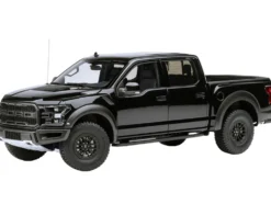 2019 Ford F-150 Raptor Pickup Truck Agate Black 1/18 Model Car by Autoart
