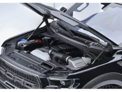 2019 Ford F-150 Raptor Pickup Truck Agate Black 1/18 Model Car by Autoart