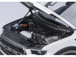 2019 Ford F-150 Raptor Pickup Truck Oxford White 1/18 Model Car by Autoart