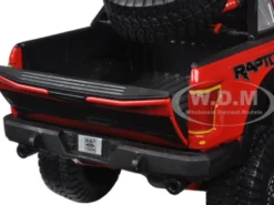 2017 Ford F-150 Raptor Pickup Truck Red Off Road Kings 1/24 Diecast Model Car Maisto 32521