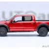 2019 Ford F-150 Raptor Pickup Truck Ruby Red Metallic 1/18 Model Car by Autoart