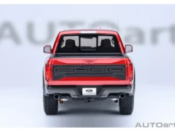 2019 Ford F-150 Raptor Pickup Truck Ruby Red Metallic 1/18 Model Car by Autoart