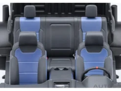 2019 Ford F-150 Raptor Pickup Truck Velocity Blue 1/18 Model Car by Autoart