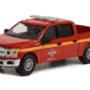 2018 Ford F-150 SuperCrew Red Seattle Fire Dept "Station 19" (2018) TV Series "Hollywood Series" Release 36 1/64 Diecast Model Car Greenlight 44960F