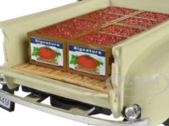 1949 Ford F-1 Tomato Delivery Truck Cream 1/32 Diecast Model Car Signature Models 32388