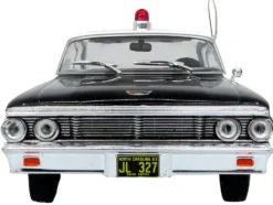 1964 Ford Galaxie 500 Police Car "Mount Airy Mayberry Sheriff" Black and White 1/43 Diecast Model by Iconic Replicas