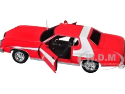 1976 Ford Gran Torino Red with White Graphics 