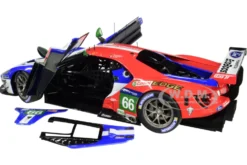 Ford GT #66 B. Johnson S. Mucke O. Pla Le Mans 2016 1/18 Model Car Autoart 81610