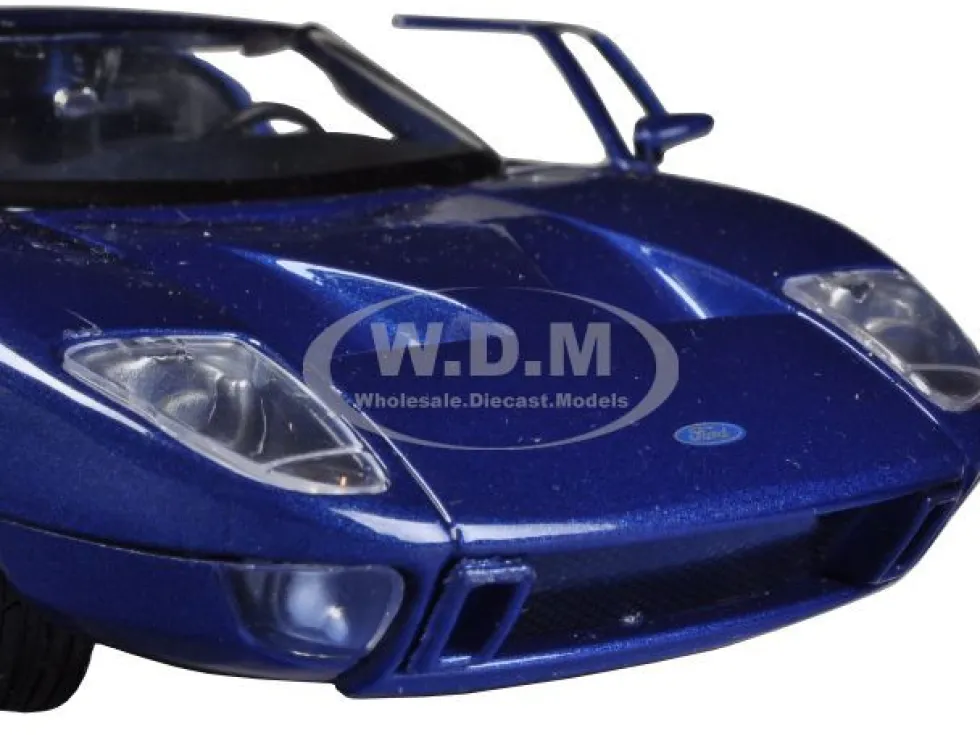 Ford GT Blue 1/24 Diecast Car Model Motormax 73297