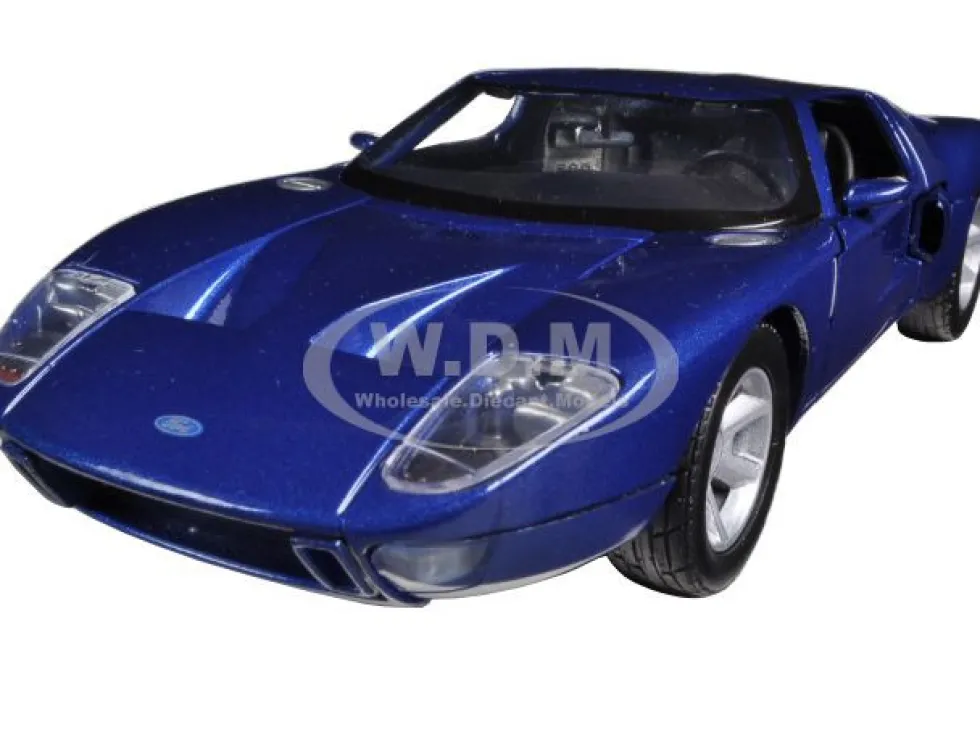 Ford GT Blue 1/24 Diecast Car Model Motormax 73297
