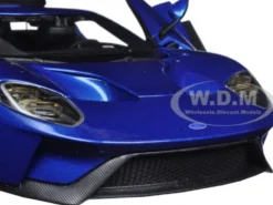 2017 Ford GT Blue 1/18 Diecast Model Car Maisto 31384