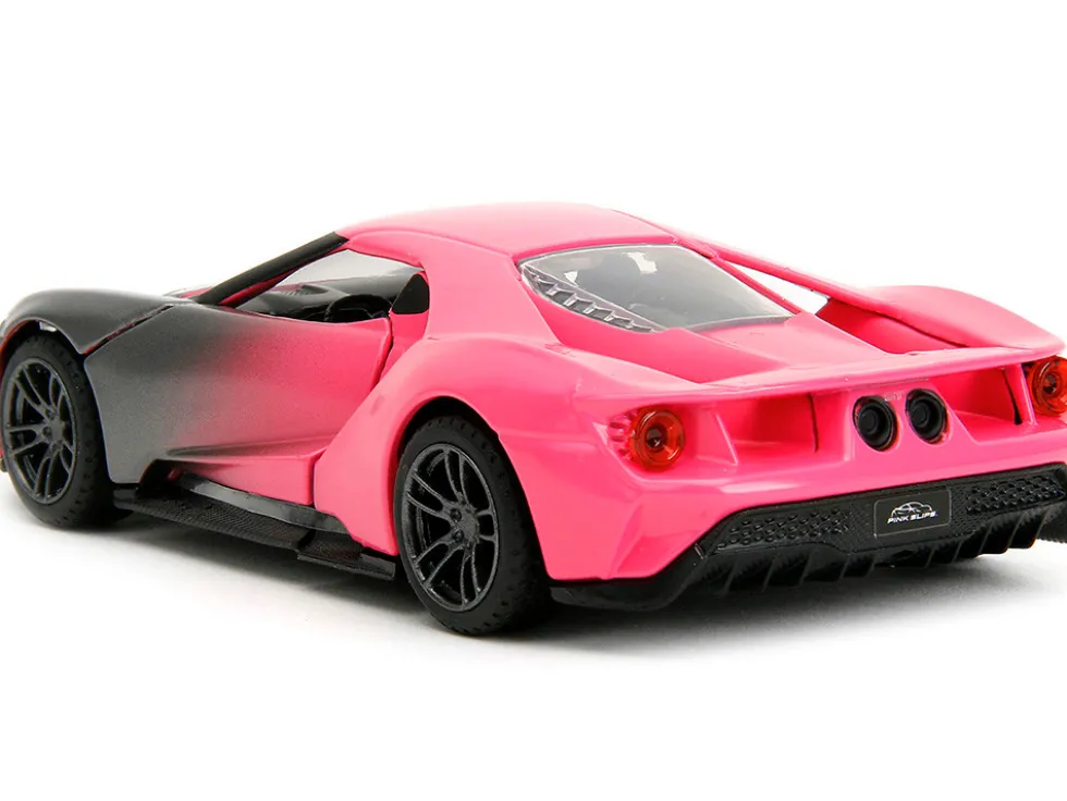 2017 Ford GT Gray Metallic and Pink Gradient Pink Slips Series 1/32 Diecast Model Car Jada 34851