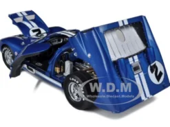 1966 Ford GT40 GT 40 Mark II #2 Blue 12 Hours of Sebring 1/18 Diecast Car Model Shelby Collectibles 401
