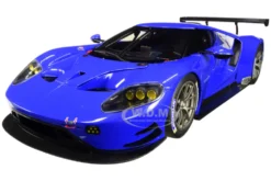 Ford GT Le Mans Plain Color Version Blue 1/18 Model Car Autoart 81812