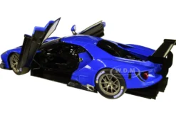 Ford GT Le Mans Plain Color Version Blue 1/18 Model Car Autoart 81812