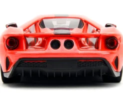 2017 Ford GT Light Red Metallic with Black Stripe Pink Slips Series 1/24 Diecast Model Car Jada 34657