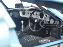 1966 Ford GT-40 MK 2 Blue Dirty Version #1 1/18 Diecast Car Model Shelby Collectibles 405
