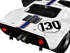 Ford GT40 MK1 #130 Henri Greder Jean Michel Giorgi Targa Florio 1967 Competition Series 1/18 Diecast Model Car Solido S1803009