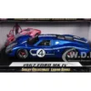 1967 Ford GT MK IV #4 Blue LeMans 24 Hours L.Ruby / D.Hulme 1/18 Diecast Model Car Shelby Collectibles SC426