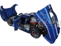 1967 Ford GT MK IV #4 Blue LeMans 24 Hours L.Ruby / D.Hulme 1/18 Diecast Model Car Shelby Collectibles SC426