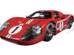 1967 Ford GT MK IV #1 Red 1/18 Diecast Model Car Shelby Collectibles SC423