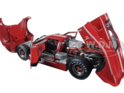 1967 Ford GT MK IV #1 Red 1/18 Diecast Model Car Shelby Collectibles SC423