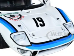 Ford GT40 MK 1 RHD Right Hand Drive #19 Emilio Marta Angola Championship 1973 Competition Series 1/18 Diecast Model Car Solido S1803006