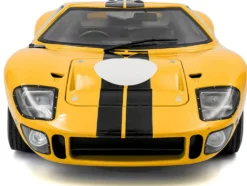 1968 Ford GT40 MK1 Yellow with Black Stripes 