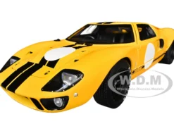 1968 Ford GT40 MK1 Yellow with Black Stripes 