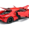 2017 Ford GT Red with Black Wheels Special Edition 1/18 Diecast Model Car Maisto 31384
