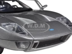 Ford GT Silver 1/24 Diecast Car Model Motormax 73297