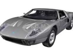 Ford GT Silver 1/24 Diecast Car Model Motormax 73297