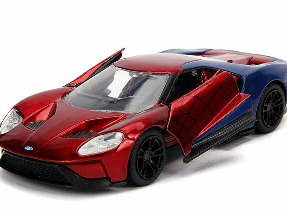 2017 Ford GT Spider-Man Theme Marvel Series 1/32 Diecast Model Car Jada 30291