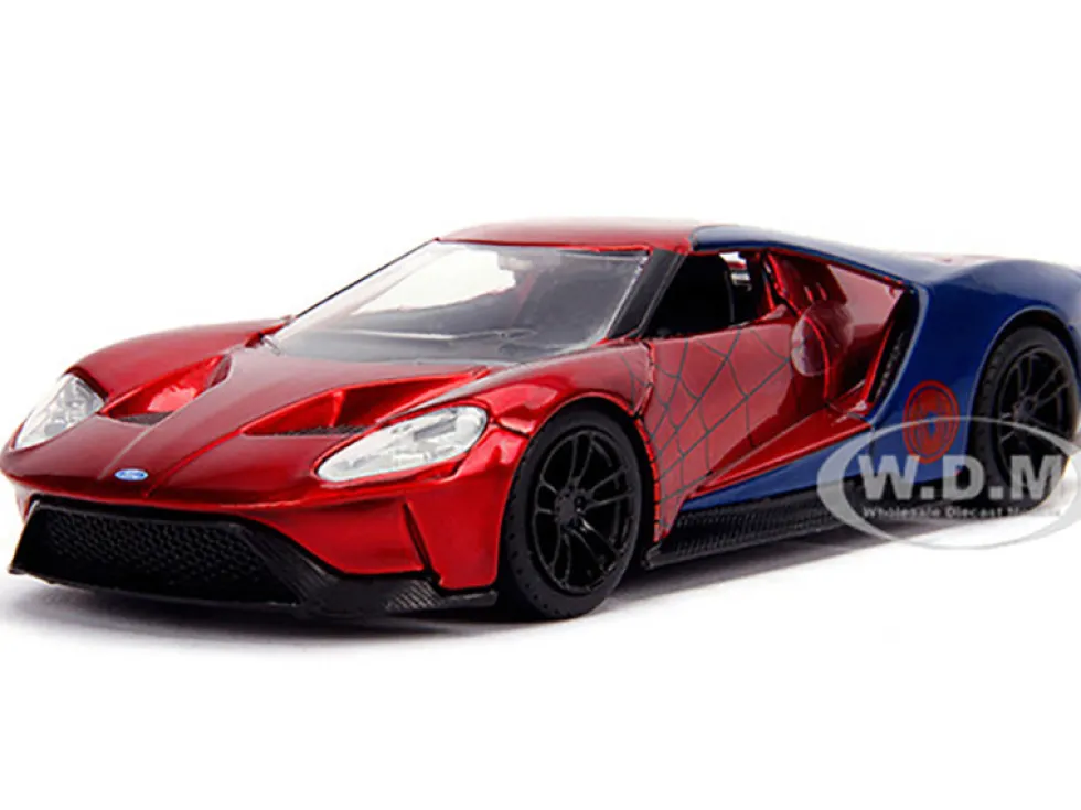 2017 Ford GT Spider-Man Theme Marvel Series 1/32 Diecast Model Car Jada 30291