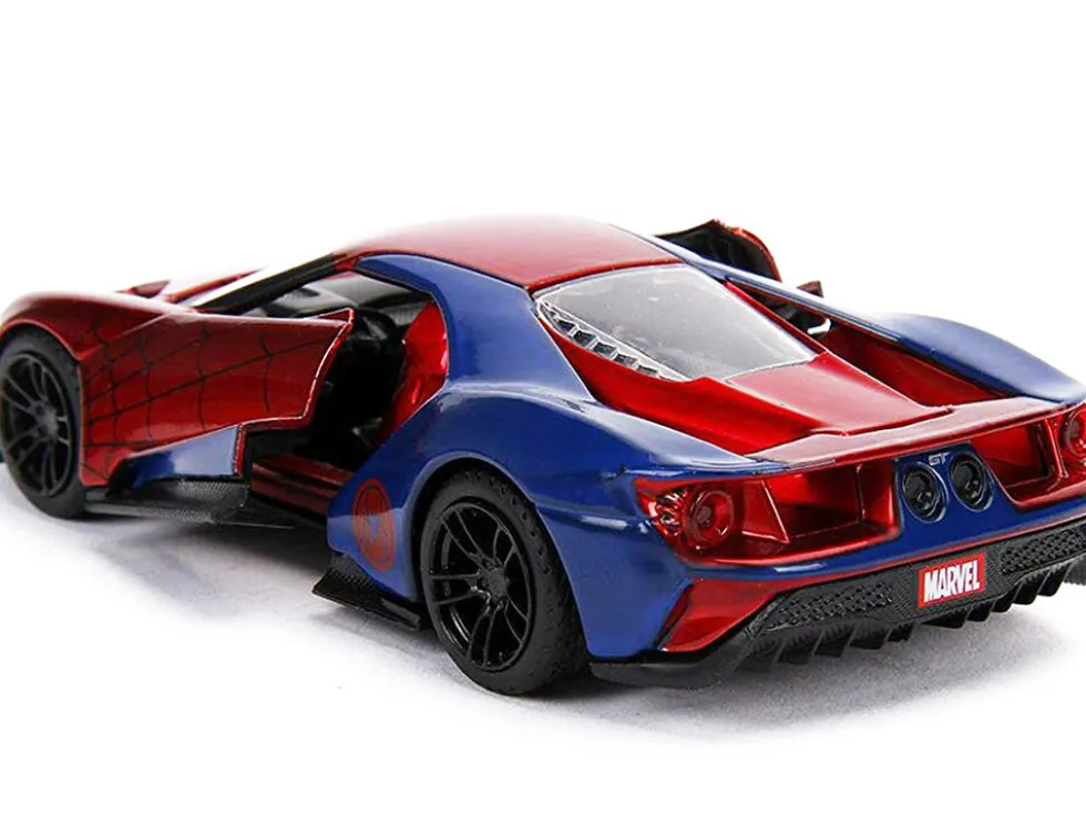 2017 Ford GT Spider-Man Theme Marvel Series 1/32 Diecast Model Car Jada 30291