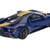 Ford GT Sunoco Blue with Yellow Stripes Limited Edition to 3600 pieces Worldwide 1/64 Diecast Model Car by Mini GT
