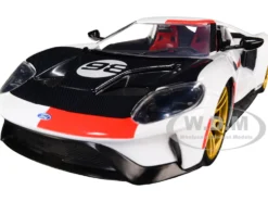 2021 Ford Gt #98 White Heritage Edition Bigtime Muscle Series 1/24 Diecast Model Car Jada 32700