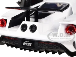 2021 Ford Gt #98 White Heritage Edition Bigtime Muscle Series 1/24 Diecast Model Car Jada 32700