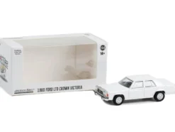 1980-1991 Ford LTD Crown Victoria Police White Hot Pursuit Hobby Exclusive Series 1/64 Diecast Model Car Greenlight 43007