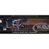 Ford LTL 9000 Day Cab and Landoll 440B-50CA Traveling Axle Trailer "Cappello Heavy Transport" Black with Blue Hood "Legacy" Series #3 1/64 Diecast Model by DCP/First Gear