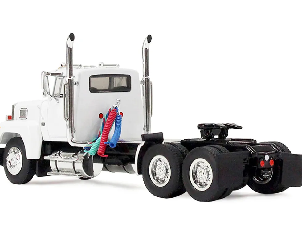 Ford LTL 9000 Trio Set (Two Day Cabs and One 60" Flat Top Sleeper) 1/64 Diecast Model by DCP/First Gear