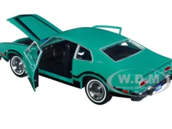 1974 Ford Maverick Grabber Green Black Stripes Forgotten Classics Series 1/24 Diecast Model Car Motormax 73332grn