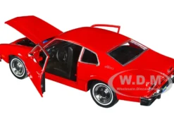 1974 Ford Maverick Red Forgotten Classics Series 1/24 Diecast Model Car Motormax 79042