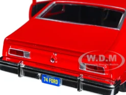 1974 Ford Maverick Red Forgotten Classics Series 1/24 Diecast Model Car Motormax 79042