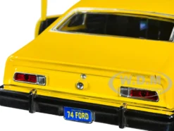 1974 Ford Maverick Yellow Forgotten Classics Series 1/24 Diecast Model Car Motormax 73326y