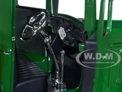 1931 Ford Model AA Pickup Truck Dark Green Black Platinum Collection Series 1/24 Diecast Model Car Motormax 79377