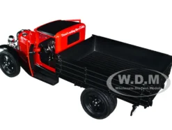 1931 Ford Model AA Pickup Truck Red and Black Go Refreshed Drink Coca Cola 1/24 Diecast Model Car Motor City Classics 424022
