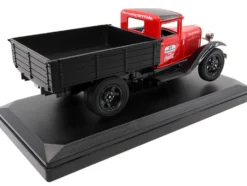 1931 Ford Model AA Pickup Truck Red and Black Go Refreshed Drink Coca Cola 1/24 Diecast Model Car Motor City Classics 424022