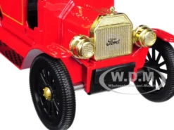 1917 Ford Model T Cargo Van Coca Cola Red Black Top 1/24 Diecast Model Car Motor City Classics 424917