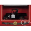 1925 Ford Model T Closed Convertible Pickup Truck Black 1/24 Diecast Model Car Sun Star 1860